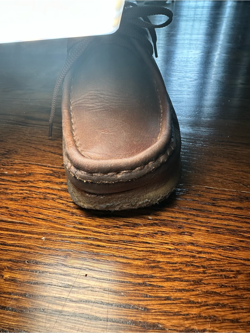 Men’s Clarks Originals Wallabee Brown Leather - Picture 7 of 12